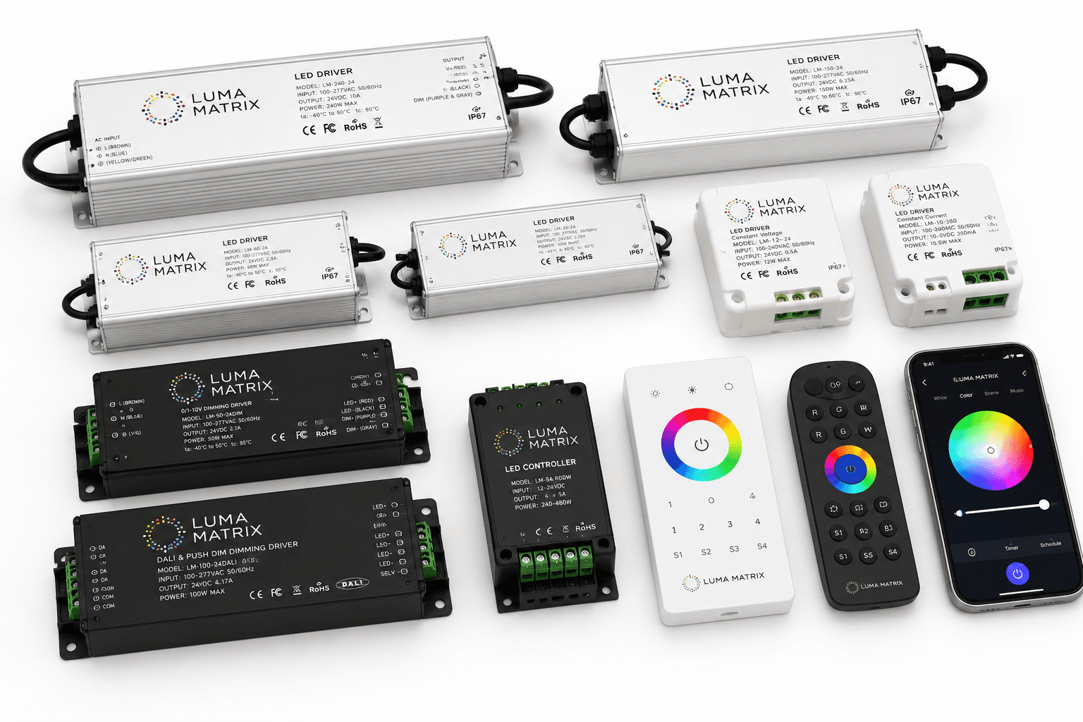 LED drivers and controllers product category
